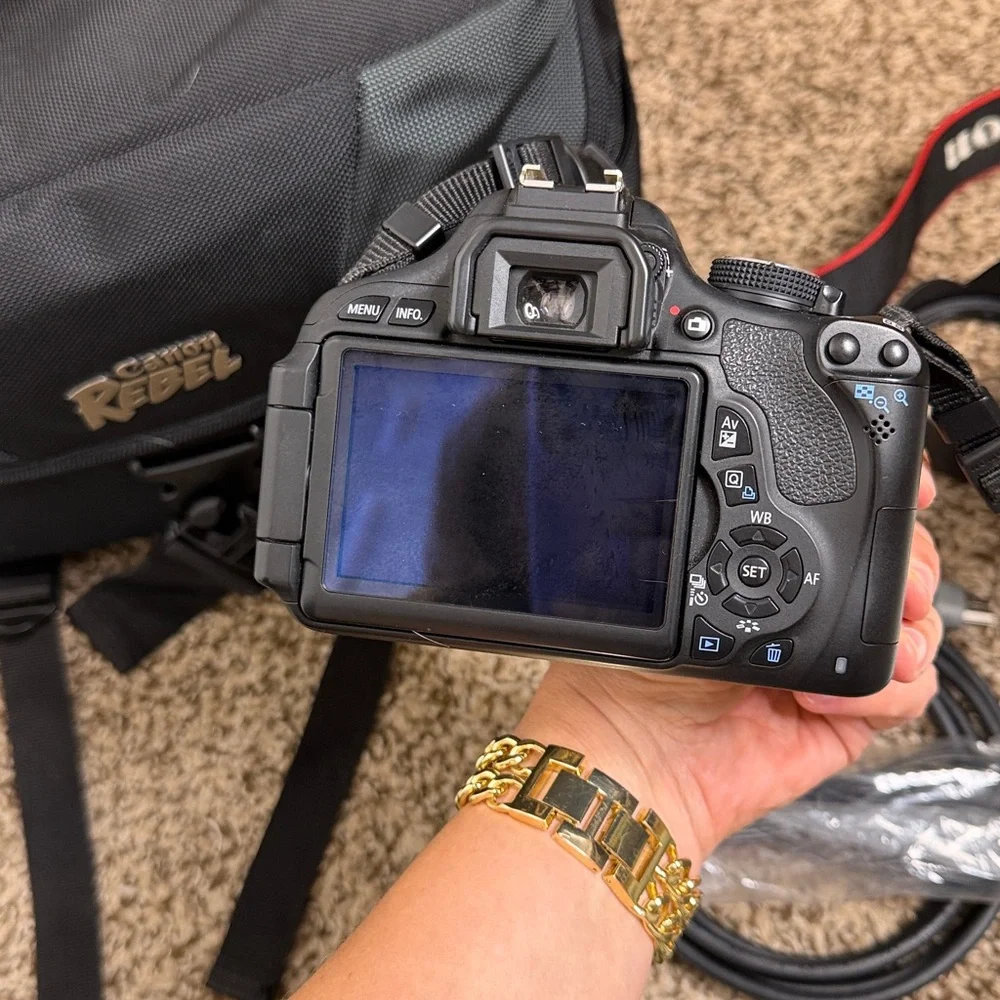 Canon Rebel T3i Camera with Lenses and Bag